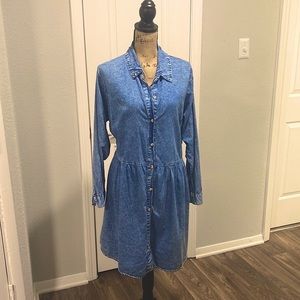 Blue Jean Shirt Dress